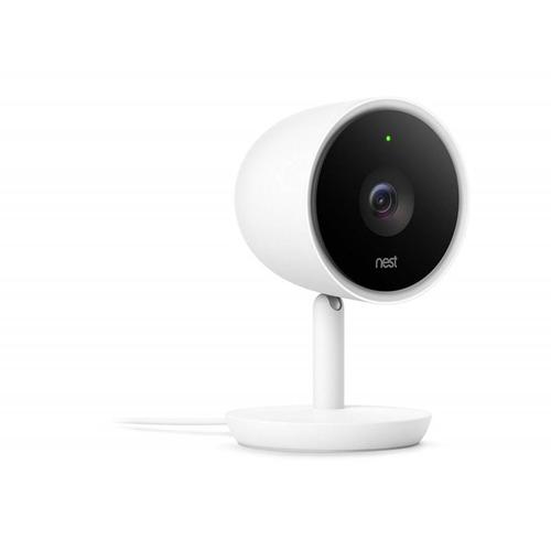NEST VIDEOCAMERA DI SICUREZZA NEST CAM IQ PERINTERNI DI COLORE BIANCO CON SENSORE 4K HDR VISORE NOTTURNO CON AUTOPARLANTE INTEGRATO Foto 1