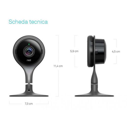 NEST VIDEOCAMERA INTERNA NERA Foto 2