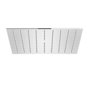 SOFFIONE QUADRO INOX 30X30 CROMO