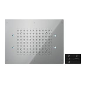 SOFFIONE INCASSO 600X450 CON CROMOT.