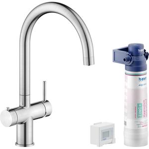 LIVE MIX LAVELLO ACQUA FILTRATA INOX SPAZZOLATO