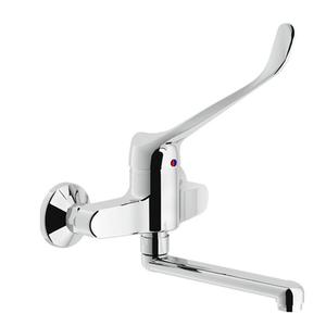 MIX LAVELLO A PARETE CON LEVA CLINICA AS11115/C