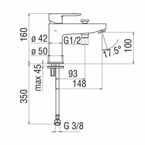 NEW ROAD MIX VASCA CON DEVIATORE RD00118/10CR Foto 4