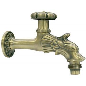 RUBINETTO ARTISTICO 1/2 CM. 15 CON MANOPOLA