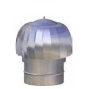 EUROSTAR CAPPELLO EOLICO TURBOSTAR MONOPARETE Ø 140 MM. IN ACCIAIO INOX
