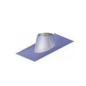 EUROSTAR FALDALE INCLINATO MONOPARETE Ø 140 MM. IN ACCIAIO INOX CON BASE PIOMBO