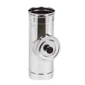 EUROSTAR MODULO DI ISPEZIONE MONOPARETE Ø 80 MM. IN ACCIAIO INOX