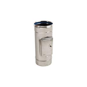 EUROSTAR MODULO RACCOLTA INCOMBUSTI MONOPARETE Ø 140 MM. IN ACCIAIO INOX