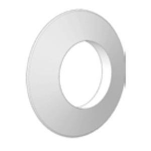 EUROSTAR ROSONE ROTONDO MONOPARETE Ø 80 MM. IN ACCIAIO INOX