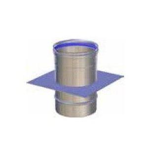 EUROSTAR SUPPORTO A SOLAIO MONOPARETE Ø 80 MM. IN ACCIAIO INOX