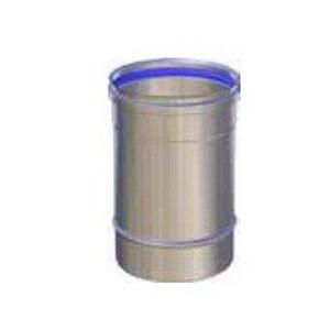 EUROSTAR TUBO FUMO MONOPARETE H.250 - Ø 100 MM. IN ACCIAIO INOX