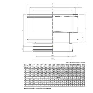 EUROSTAR25 CAPPELLO A BOTTE DOPPIAPARETE Ø 350 MM. IN ACCIAIO INOX