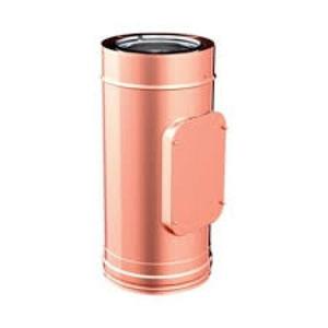 EUROSTAR25 MODULO RACCOLTA INCOMBUSTI DOPPIAPARETE Ø 200 MM. IN RAME CON INTERCAPEDINE IN LANA DI ROCCIA