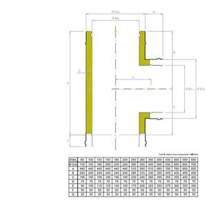 EUROSTAR25 RACCORDO T 90° DOPPIAPARETE Ø 200 MM. IN ACCIAIO INOX CON INTERCAPIEDINE IN LANA DI ROCCIA