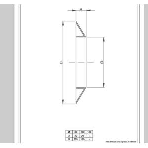 NERINO ROSONE SILICONICO NERO Ø 80 MM.