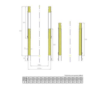 STARFIRE MODULO TELESCOPICO DOPPIAPARETE Ø 180 MM. IN ACCIAIO INOX 304 CON INTERCAPIEDINE IN LANA DI ROCCIA