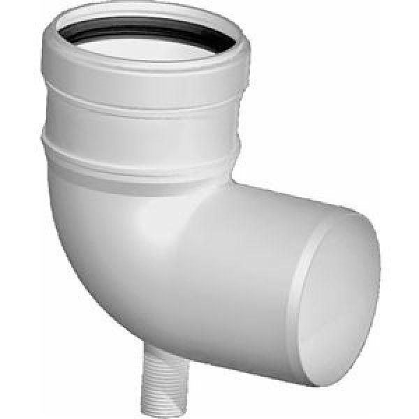 Curva 45° Scarico Fumi Caldaia | Diam. 80mm PPH Bianco | Per Caldaie A Condensazione - Foto 5