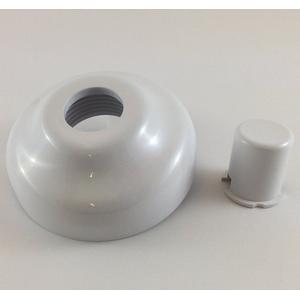 ROSONE FILETTATO E BOTTONE BIANCO 80007530