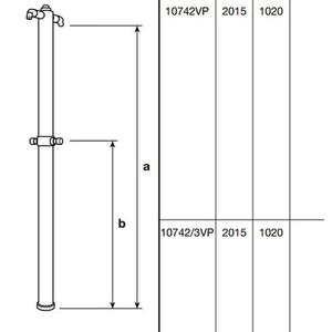 COLONNA DOCCIA INOX ANTIVANDALO 2 SOFFIONI