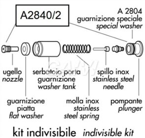 Foto KIT RIPARAZ. INDIVISIBILE X DOCCIA
