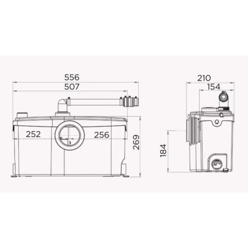 SANIBEST PRO(WC DOCCIA LAVABO BIDET) Foto 2