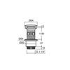 UP-DOWN PILETTA TAPPO AUT.X LAVABO WA211S95 Foto 2