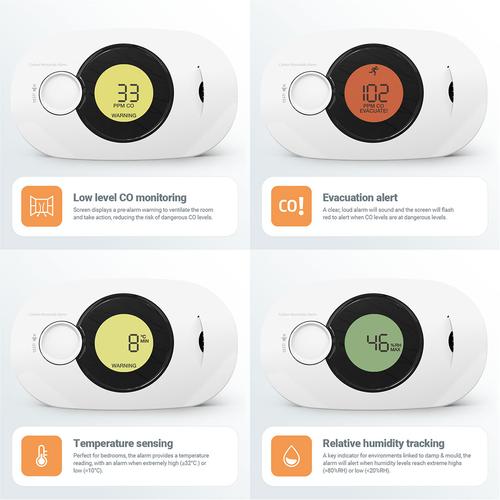 RIVELATORE PER CO MODELLO TG-2233 CON DISPLAY Foto 3