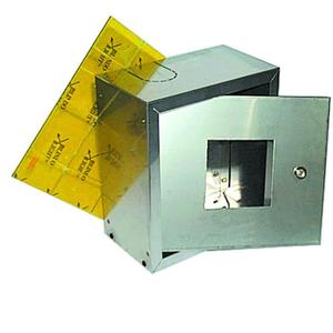 CASSETTA INOX X SICUREZZE H. 480 L. 420 P. 220