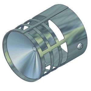GRIGLIA INOX ASPIRAZIONE/SCARICO FUMI D.60