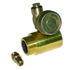 KIT PRESA PRESSIONE D=1 CON RUBINETTO E TAPPO