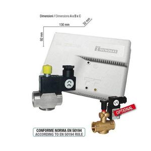 KIT RILEVATORE GAS METANO CON ELETTROV.3/4" N.A