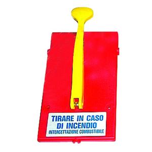LEVA ANTINCENDIO A STRAPPO (C/CAVO E CARRUCOLE)