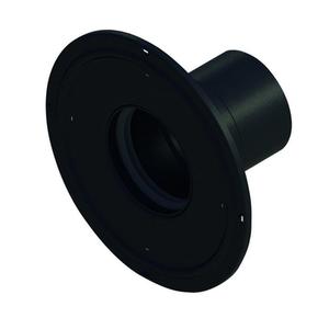 ROSONE D.80 ALLUMINIO NERO (X STUFE PELLET)