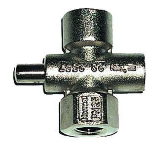 RUBINETTO PORTA MANOMETRO CON FLANGIATO 1/2"