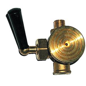 RUBINETTO PORTA MANOMETRO X GAS 3/8 A PULSANTE