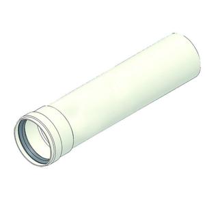 TUBO ALLUMINIO BIANCO MF D. 100 CUNEO GOMMATO L. 2000 MM