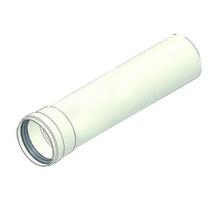 TUBO FUMO CON BICCHIERE E OR D.80 CM. 100 BIANCO 1,2MM