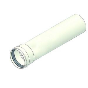 TUBO FUMO CON BICCHIERE E OR D.80 CM. 50 BIANCO 1,2MM