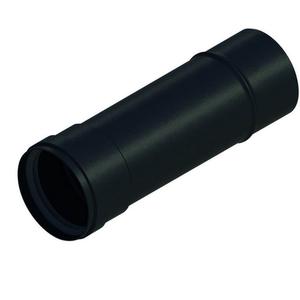 TUBO FUMO D.80 CM. 25 ALLUMINIO NERO (PELLET)