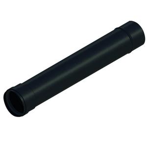 TUBO FUMO D.80 MT. 0. 5 ALLUMINIO NERO (PELLET)