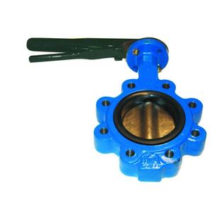 VALVOLA A FARFALLA DN100 PN16 LUG CON LEVA