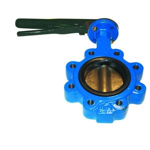 VALVOLA A FARFALLA DN65 PN16 LUG CON LEVA