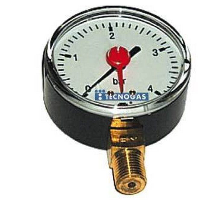 Termometro a contatto Ø 60 mm 0° ÷ 120°c Tecnogas