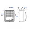 ASPIRATORE CENTRIFUGO CANALIZZATO 128 M3/H D.98 Foto 2