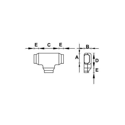 DT-75 DERIVAZIONE A "T" BIANCA OPTIMA Foto 2