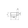 RIDOTTO TONDO D125 RETTANGOLARE 60X204 RTR204 Foto 2