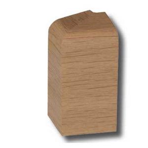 CURVA ANGOLO ESTERNO ROVERE SCURO BATTISC. REFILINE
