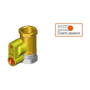 VALVOLA GAS 3/4" FF DRITTA CON PRESA PRESSIONE