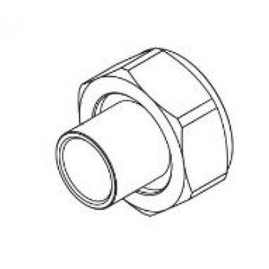 RACCORDO A SALDARE IN BRONZO GAS D.14 TC 3/4"