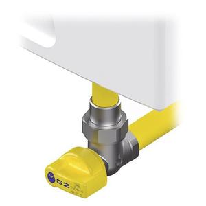 VALVOLA GAS 3/4" FF DRITTA CON PRESA PRESSIONE